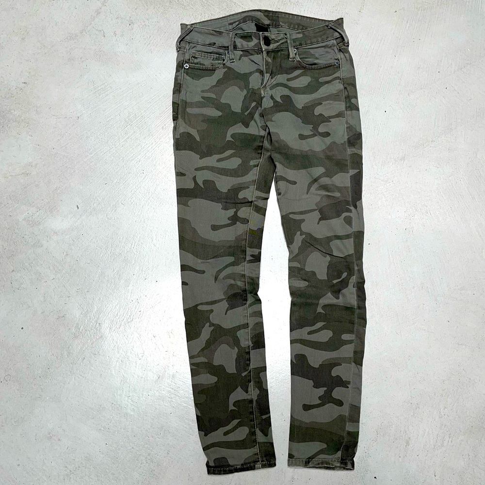 True Religion mid rise camo pants